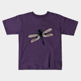 Blue dragonfly vector Kids T-Shirt